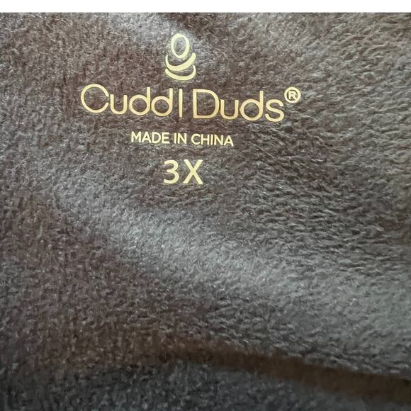 Cuddl Duds Pants Womens Size 3X Blue Velour Pull On Elastic Waist Straight Leg - Picture 2 of 7